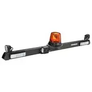 Narva 12V LED Rotating Utility Bar 1.2m with LED Work Lamps & Squawk Reverse Alarm - 85072B-LED