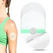 YOUSHARES CGM Sensor Patches for Freestyle Libre 3, 60 Packs Freestyle Libre 3 Sensor Covers Waterproof Adhesive Patches Continuous Glucose Monitor Patch Easy to Use Pre-Cut Adhesive Tape(Transparent)