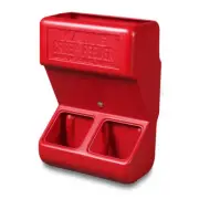 Creep Feeder- 2-hole for Baby Pig, Goat, Sheep Non-rusting HDPE