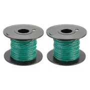 20AWG Gauge Stranded Hook-Up Wire PVC Tinned Copper Wire Spool 30m/100ft Green