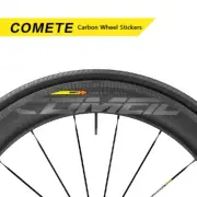 Two Wheel Stickers Set for MAVIC COMETE Road Bike Bicycle Carbon Cycling Decals