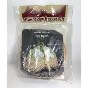 Vtg 80s Make Egg Basket Kit Blue Ridge Basket Kit Commonwealth Co NEW
