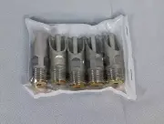 5 Pack 1/2 Inch NPT Stainless Steel Pig Waterer Automatic Nipple Drinker Feeder