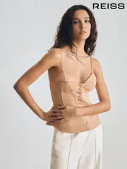 Reiss Neutral Picton Atelier Corset Top (F18164) | $495