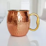 100% Pure Copper Hammered Moscow Mule Mug Drinking Cup 16 oz Free Ship