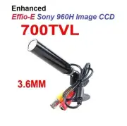 CCTV Lipstick Bullet Security Camera 700 TVL 3.6mm Weatherproof Sony CCD mini