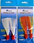 10 Packs 5/0 Rigs Shrimp Fly Rockfish Saltwater Fish Bait 5 Red/Yellow & 5 White