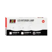 LED Autolamps Oval Interior/Exterior Light White Non Switch 27 LED Lamp Box