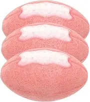 FOMIYES 1set Bath Salt Ball Bath Salts Bathing Colored Bath Salt Showering Salt Bathing Salt Bubble Bath Supply Bath Salt Sea ​​salt 3pcs