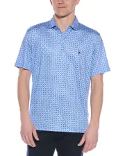 TailorByrd Geo Medallion Performance Polo Shirt