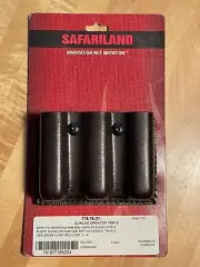 Safariland Slimline Open Top Triple Magazine Holder (775) - Cordovan Unlined