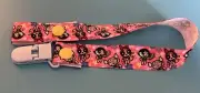 Pink Powerpuff Girls Pacifier Clip