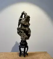 Natural Weathering Modeling Taihu lake LingBi Fengling Stone Steep Cliff X04