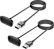 Wanme Charger Compatible with Fitbit Inspire 3, Replacement USB Charger Cable Portable Fitbit Inspire 3 Charger Charging Dock, Charging Cable for Fitbit Inspire 3 Charger(2 * 100cm)