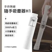 在飛比找PChome24h購物優惠-小米有品 Lydsto 手持無線隨手吸塵器 H1 白色