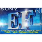 廉售 SONY EF 60 MIN 空白錄音帶 TYPE I