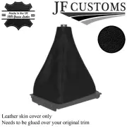 FITS AUDI A6 100 C4 BLACK LEATHER SHIFT BOOT GAITER COVER 91-97 CUSTOM NEW (for: Audi)
