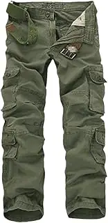 [Haitpant] Autumn Mens Cargo Pants, Army Tactical Pants, Multi-Pocket Outwear Straight Trousers, Male Military Pant