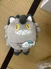 Pokemon Center Original Fluffy hugging plush Galarian Meowth Stuffed Doll New