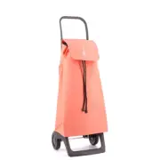 Rolser 40L 2 Wheel 97.5x35cm Folding Base Portable Shopping Trolley CartCoral
