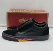 Vans Old Skool Flame Wall Black U.S. 7 Men’s NEW VN0A38G1Q8Q Off the Wall Vault
