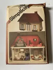Vintage 1980 Simplicity 9821 Dollhouse Pattern~Uncut!!