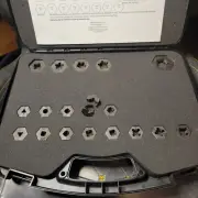 18 Piece Split Rethread Die Set - 5-24mm Hexagon Metric Kit -Dies Made In USA A2