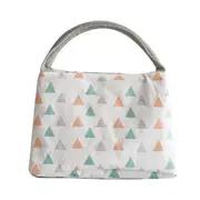 Portable Insulation Bag Thick Waterproof Portable Insulation Bag Lunch Box Bag Insulation Bag Lunch Bag Lunch Bag with Rice Bag (22.5 * 15 * 15cm, Whi