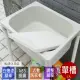 【Abis】日式穩固耐用ABS塑鋼小型水槽/洗衣槽(附活動洗衣板)