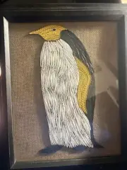 Penguin Art Handmade Paper Quilled