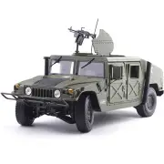 685004 1:18 Humvee Battlefield Vehicle Alloy Car Military Model Toy Diecast Model