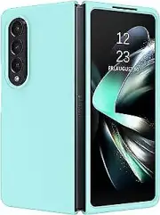 Galaxy Z Fold 4 Case| Soft Silicone Gel Rubber Bumper Slim Hard PC Thin Shockpro