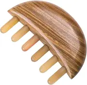 OHPHCALL Wood Comb Barber Tool Haircut Scalp Massage Lightweight Unisex Styling