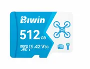 BIWIN MS160-512G microSD Card 512GB U3, V30, A2,Read/Write Speeds Up to 160/120 MB/s BMMS160512G-RGX