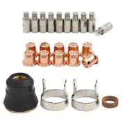 24Pcs Plasma Cutting Torch Consumables Tips Apply in welding For CUT-55DS Pro