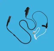 Acoustic Air Tube 2-Wire Earpiece PTT for Motorola Two Way Radio DP2400 XPR3300