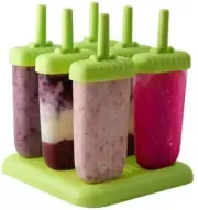 Ice Cream Mold Set Popsicle Maker Ice Tray with Sticks Lid DIY Kitchen ToJY