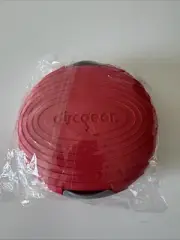 New DiscGear Ribbed Sport CD DVD Blue Ray Case Red Disc Holder Storage