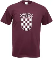 [Kiwistar] Flag Croatia Coat of Arms T-Shirt Printed Design Print Gift Idea