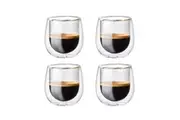 Baccarat Barista Cafe Double Wall Espresso Glass Set of 4 90ml