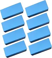 GARVALON 8pcs Dual Sided Sponge Applicator Pads for Car Waxing High Density Wax Applicator for Cleaning Grinding and Beauty Treatments Plating for Extra Protection