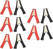 100A Battery Charger Clamp, 10Pcs 20mm Opening Heavy Duty Power Inverter Wire Connector Clamps, Reliable Jumper Cables Boost Clamp, Testing Clip for Car, Truck, Vehicles