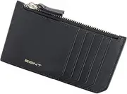 [EGNT] Zipped Card Holder Mens Womens Case Wallet with RFID Minimalist Zipped Pocket