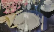 CHRISTOPHER STUART MIKASA SOUTHWEST 20pc SET FOUR PLATE CUP SAUCER BOWL DESSERT