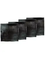 Zena Japanese Style Ceramic Square Plates Set Of 4 Kitchen Set Serve with Style