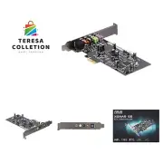5.1 Channel 192kHz/24-bit Hi-Res 116dB SNR PCIe Gaming Sound Card with Window...