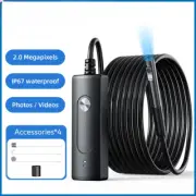 8mm WiFi Endoscope with Dual/Single Lens 1080P Industrial Borescope Pipe Snake