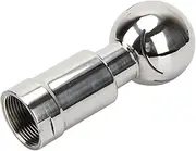 1Pcs Rotary Spray Ball, Stainless Steel 360 Degree Female Connection Rotary Tank Spray Cleaning Ball (DN15 1/2")