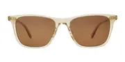 Garrett Leight HAYES SUN Polarized BRE/PBN PLR Men's Sunglasses Brown Size 52