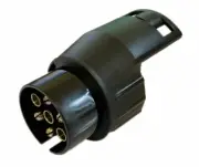 Micro Adaptor Adapter 7 Pin Plug To 13 Pin Socket Tow Towing Trailer Caravan